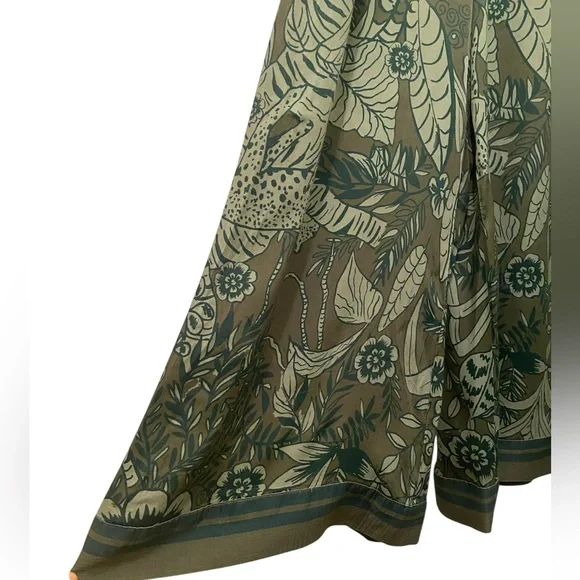 Farm Rio x Anthropologie Floral Print Wide-Leg Women’s Medium - Picture 6 of 16